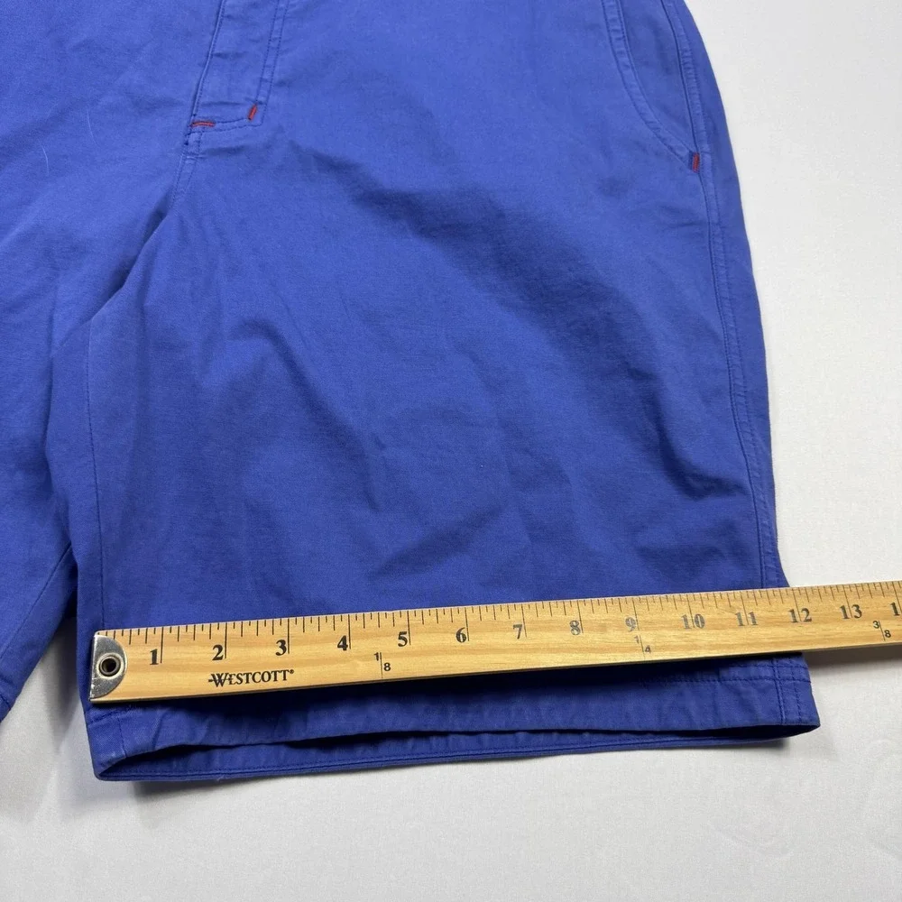 Robert Graham Shorts Mens‎ 42 Blue Classic Fit Stretch Casual Chino Flat Front